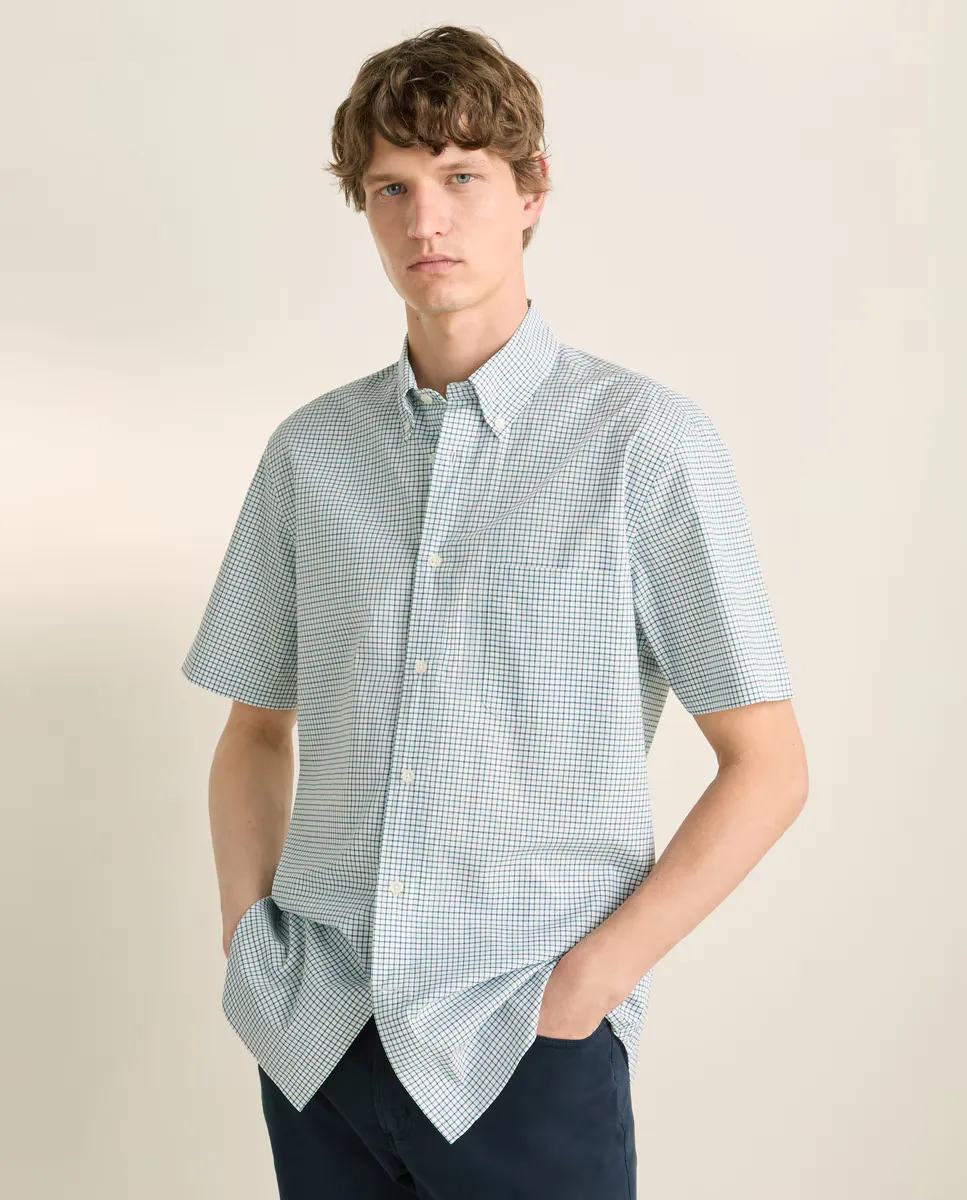 Мужская спортивная рубашка с коротким рукавом из поплина Emidio Tucci, зеленый
Мужская спортивная рубашка с коротким рукавом из поплина Emidio Tucci, зеленый