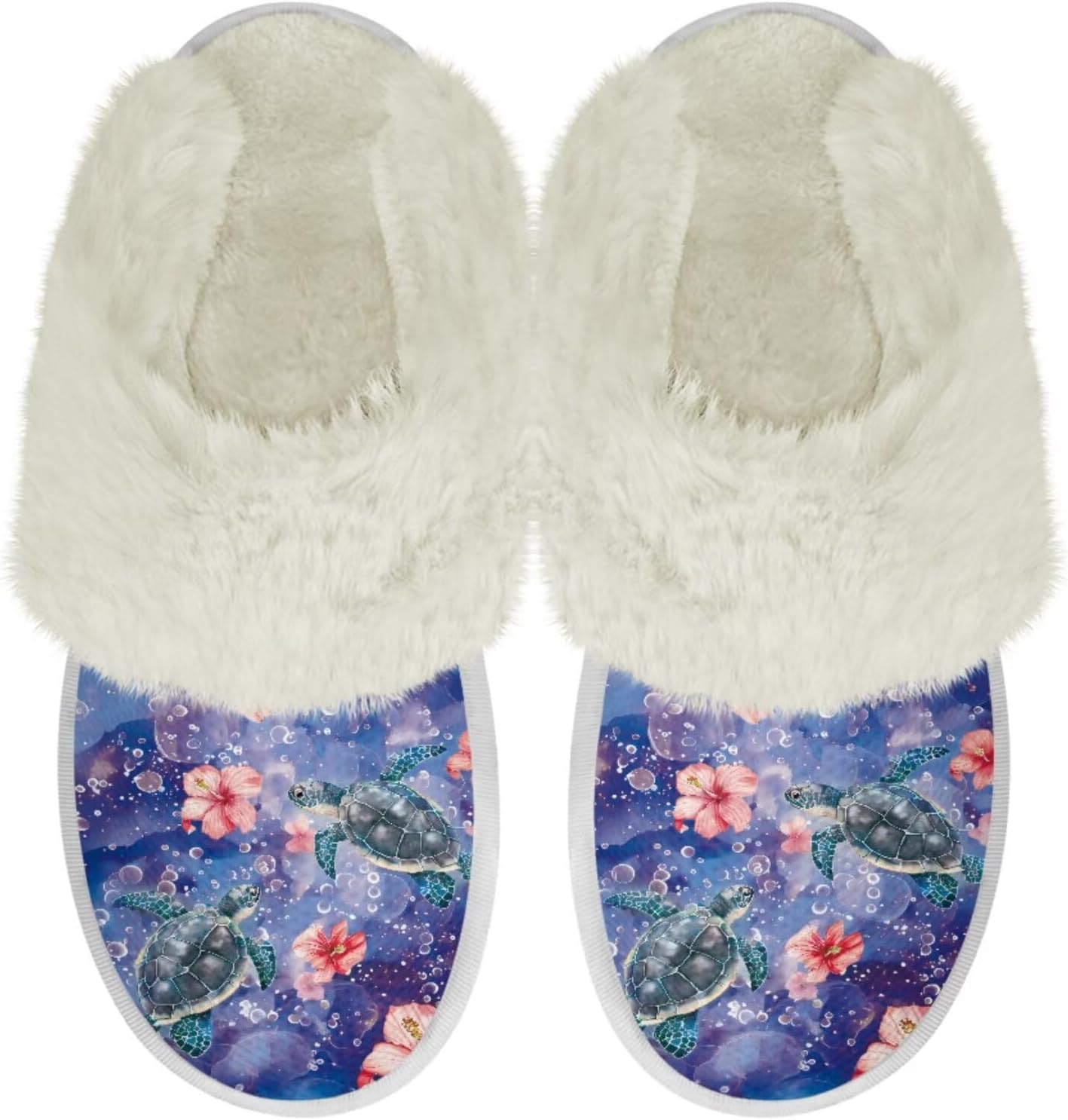 Женские и мужские тапочки с мехом, легкие домашние тапочки с противоскользящей подошвой, повседневная обувь для дома Chririnla, Sea Turtle Hibiscus Flower
Женские и мужские тапочки с мехом, легкие домашние тапочки с противоскользящей подошвой, повседневная обувь для дома Chririnla, Sea Turtle Hibiscus Flower