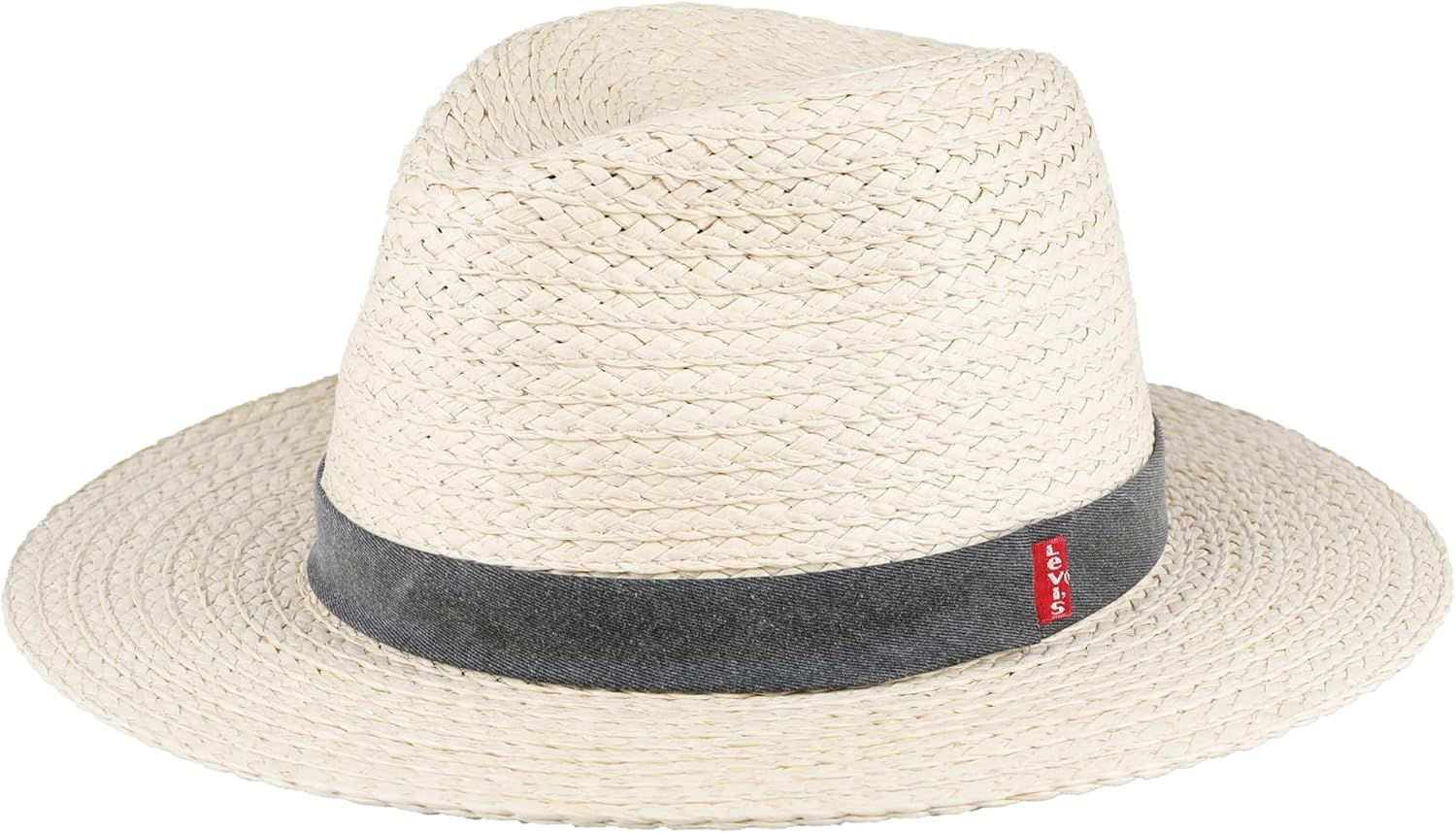 Легкая мужская соломенная шляпа-федора Levi's, Black
Легкая мужская соломенная шляпа-федора Levi's, Black