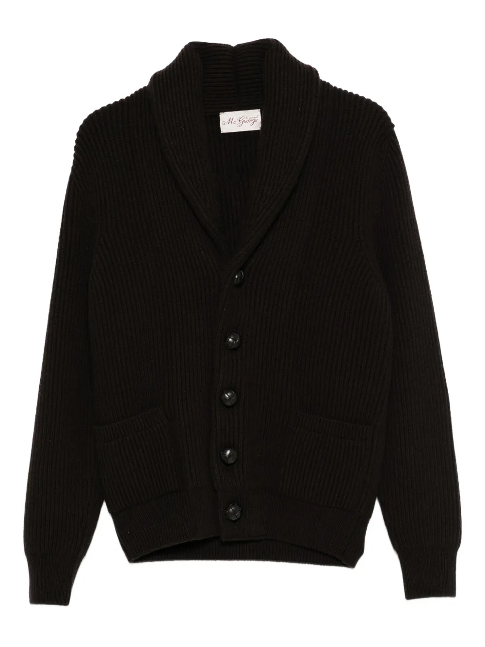 Кардиган с воротником-шалькой Mcgeorge, коричневый
Кардиган с воротником-шалькой Mcgeorge, коричневый