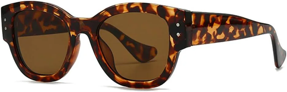 Ретро солнцезащитные очки для женщин с заклепками, градиентные линзы, защита от УФ-излучения UV400, мужские солнцезащитные очки в стиле панк HDUBFY, Leopard Tea
Ретро солнцезащитные очки для женщин с заклепками, градиентные линзы, защита от УФ-излучения UV400, мужские солнцезащитные очки в стиле панк HDUBFY, Leopard Tea