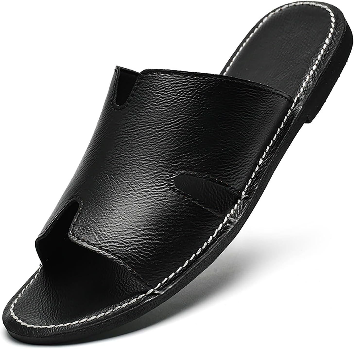 Мужские сандалии на плоской подошве из натуральной кожи, летние классические сандалии с открытым круглым носком, на мягкой подошве, для мужчин, для прогулок по пляжу Forevercan, черный
Мужские сандалии на плоской подошве из натуральной кожи, летние классические сандалии с открытым круглым носком, на мягкой подошве, для мужчин, для прогулок по пляжу Forevercan, черный