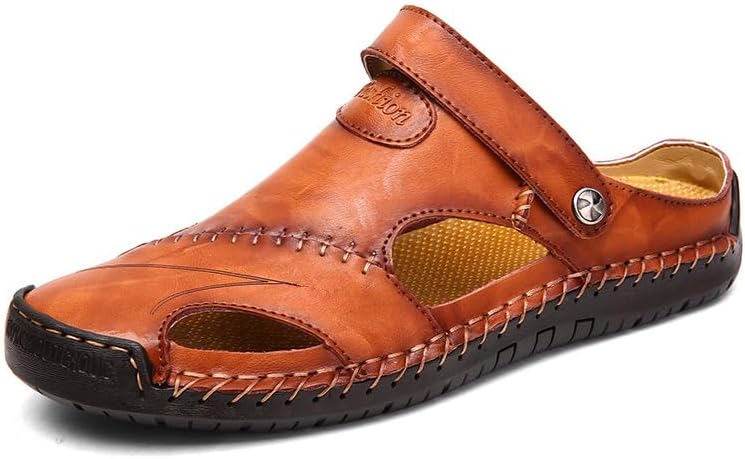 Мужские повседневные кожаные сандалии Летние пляжные шлепанцы Мужские удобные туфли Модные легкие водные сандалии для прогулок Регулируемые Hhhchpm, коричневый
Мужские повседневные кожаные сандалии Летние пляжные шлепанцы Мужские удобные туфли Модные легкие водные сандалии для прогулок Регулируемые Hhhchpm, коричневый