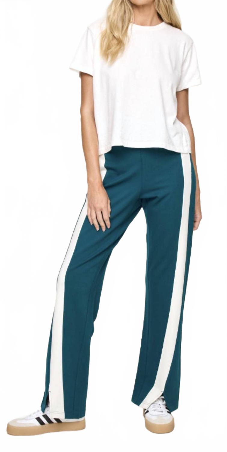 Брюки Back To Back в цвете темный аквамарин/крем L Space, кремовый 
Брюки Back To Back в цвете темный аквамарин/крем L Space, кремовый