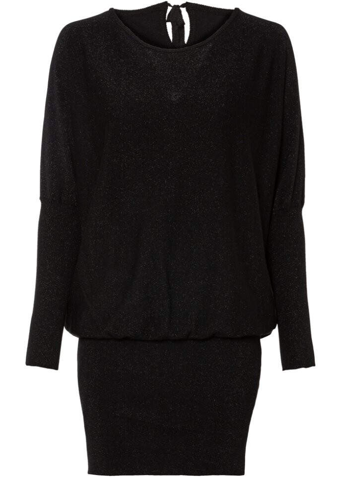 Вязаное платье с блестками Bodyflirt, черный
Вязаное платье с блестками Bodyflirt, черный