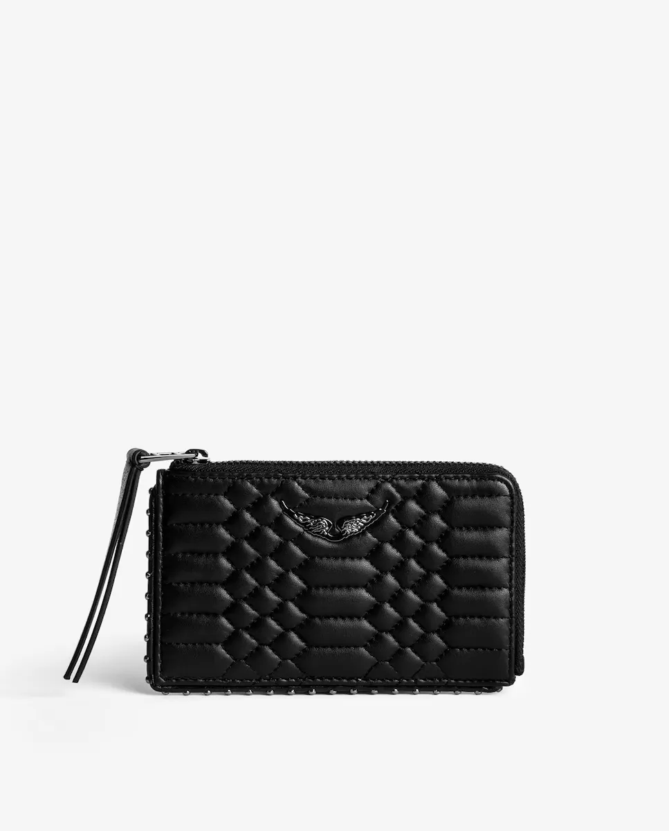 ZV Держатель для карт ZV для женщин из черной кожи Zadig & Voltaire, чёрный
ZV Держатель для карт ZV для женщин из черной кожи Zadig & Voltaire, чёрный