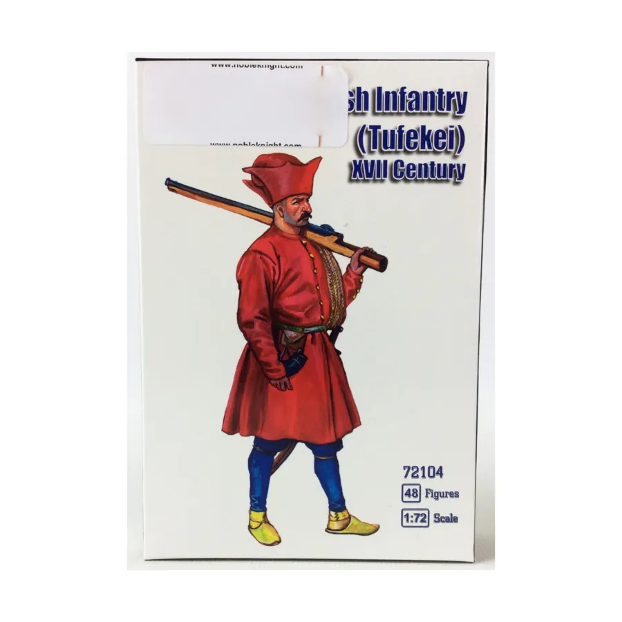Турецкая пехота (Туфекей), XVII Century Miniatures (1:72) (Mars Figures)
Турецкая пехота (Туфекей), XVII Century Miniatures (1:72) (Mars Figures)