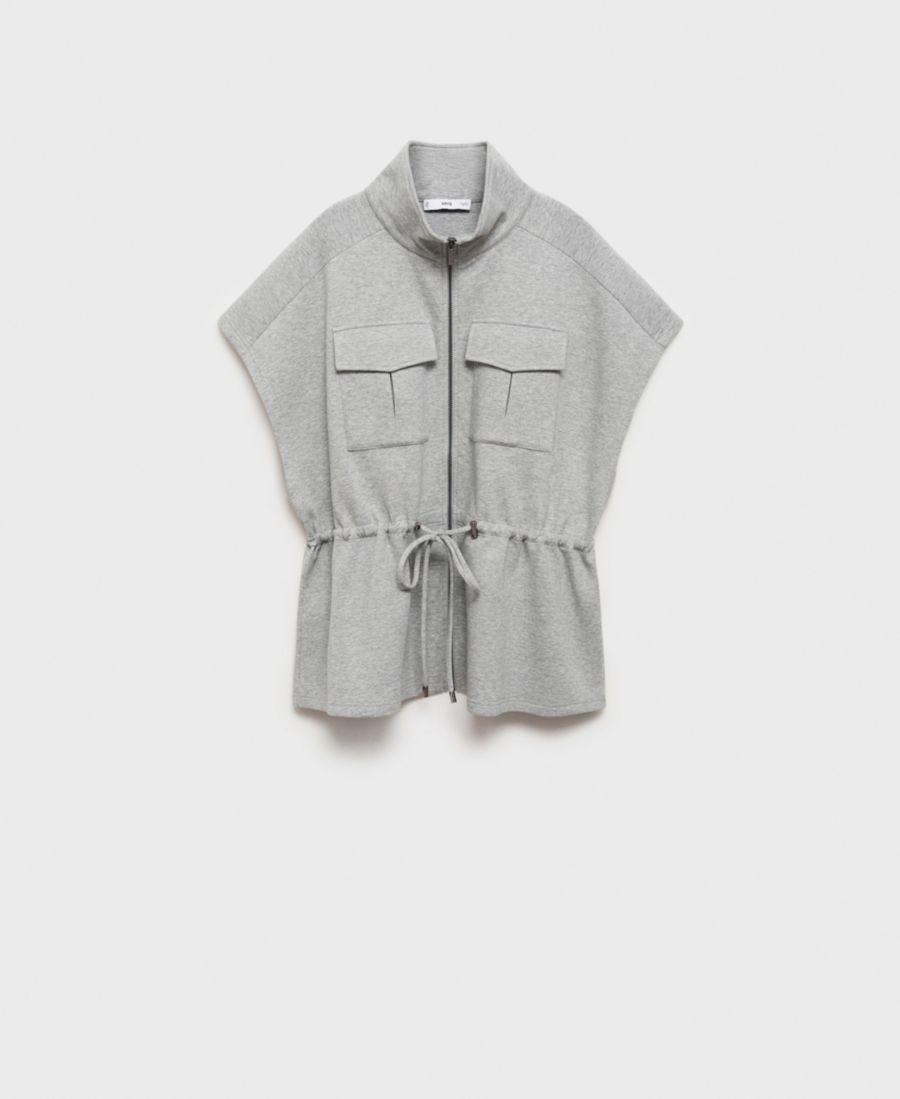 Женская куртка с короткими рукавами и регулируемым поясом MANGO, Medium Heather Gray
Женская куртка с короткими рукавами и регулируемым поясом MANGO, Medium Heather Gray