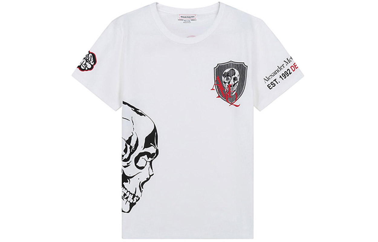 Alexander McQueen Футболка мужская белая, Белый, Alexander McQueen Футболка мужская белая
Alexander McQueen Футболка мужская белая, Белый, Alexander McQueen Футболка мужская белая