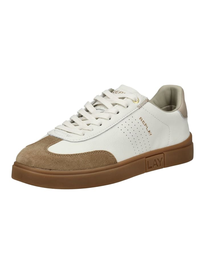 Низкие кроссовки Replay, белый/коричневый
Низкие кроссовки Replay, белый/коричневый