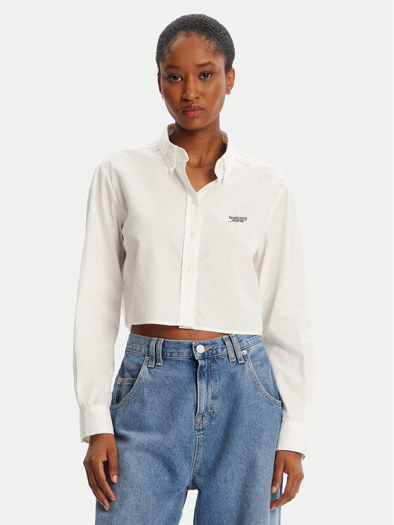 Рубашка relaxed fit DW0DW21400 Tommy Jeans, белый
Рубашка relaxed fit DW0DW21400 Tommy Jeans, белый