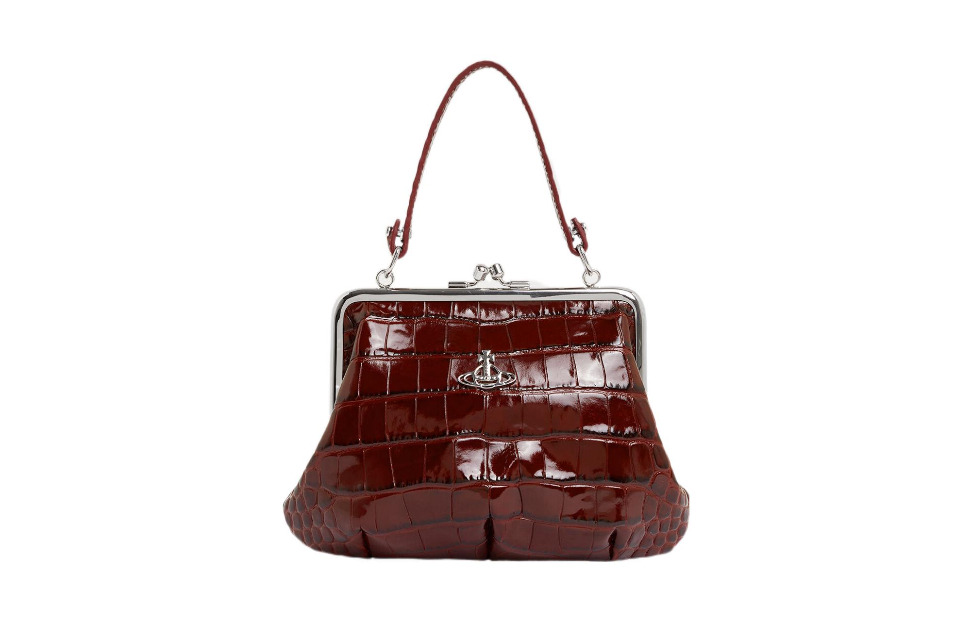 Кожаная сумка через плечо, поясная сумка, бумажник женский бордовый Vivienne Westwood 
Кожаная сумка через плечо, поясная сумка, бумажник женский бордовый Vivienne Westwood