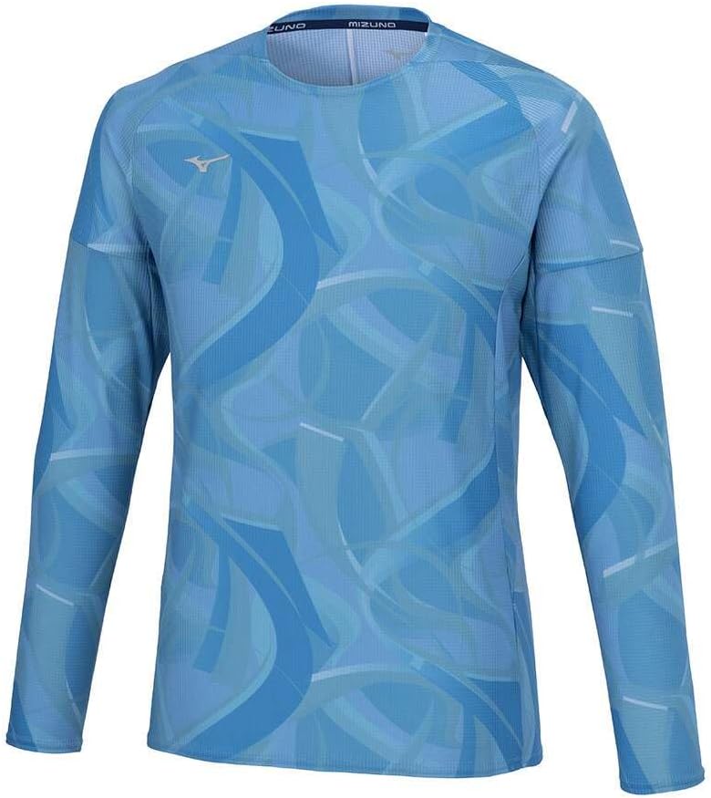 Мужская тренировочная футболка Mizuno Mugen Graphic 32MAB554, Dry Air Flow, с длинным рукавом, с логотипом спортсмена, быстросохнущая, дышащая, цвет «Парижский синий»
Мужская тренировочная футболка Mizuno Mugen Graphic 32MAB554, Dry Air Flow, с длинным рукавом, с логотипом спортсмена, быстросохнущая, дышащая, цвет «Парижский синий»