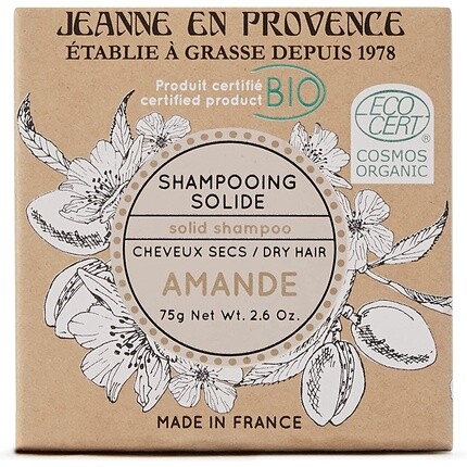 Твердый шампунь Almond Bio Made In France 75G, Jeanne En Provence
Твердый шампунь Almond Bio Made In France 75G, Jeanne En Provence