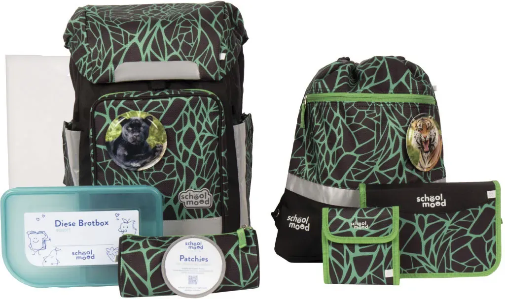 Школьная сумка SCHOOL-MOOD "Rebel Air+, Linus (Panther)", световозвращающие поверхности, из переработанного материала, цвет Linus
Школьная сумка SCHOOL-MOOD "Rebel Air+, Linus (Panther)", световозвращающие поверхности, из переработанного материала, цвет Linus