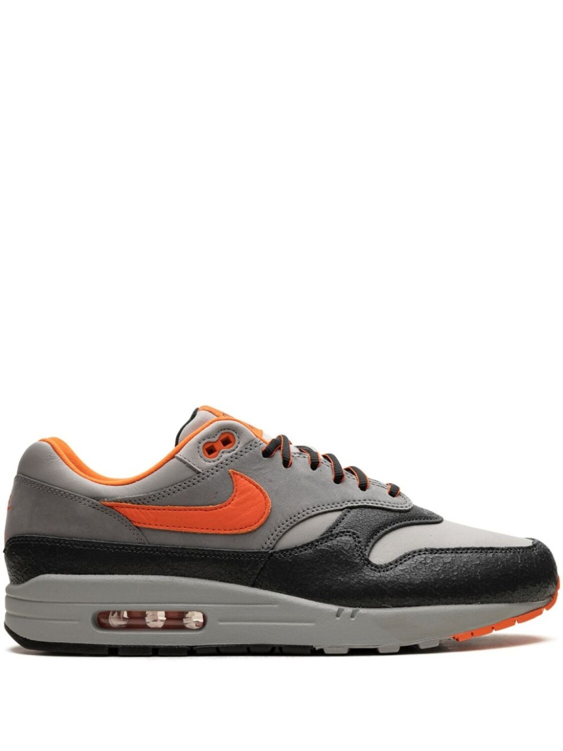 Nike кроссовки x HUF Air Max 1 SP "Brilliant Orange", серый
Nike кроссовки x HUF Air Max 1 SP "Brilliant Orange", серый