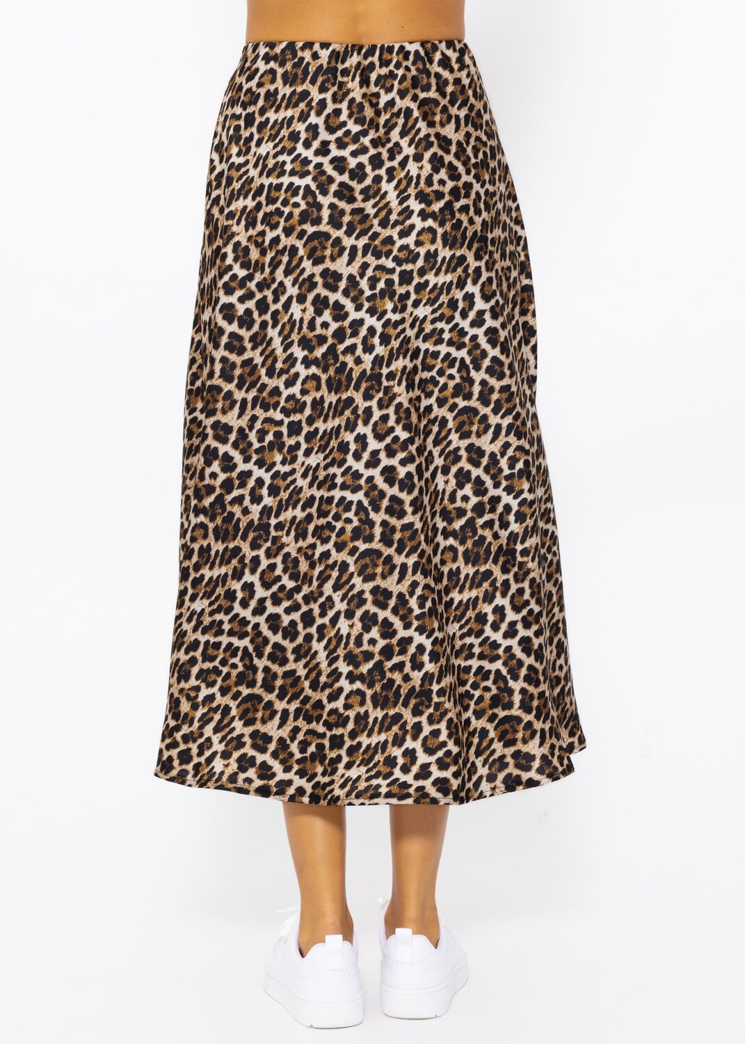 Юбка до колена SASSYCLASSY Midi mit Leo Print, цвет Schwarz, Braun, Beige 
Юбка до колена SASSYCLASSY Midi mit Leo Print, цвет Schwarz, Braun, Beige