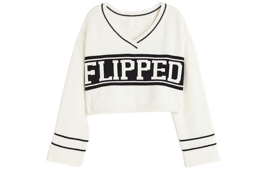 Трикотаж Женская Белая/Перевернутая H&M 
Трикотаж Женская Белая/Перевернутая H&M