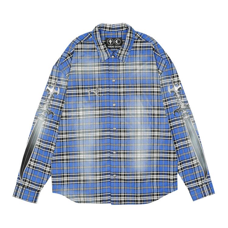 Рубашка Thug Club Arab Sword Flannel Shirt, Blue
Рубашка Thug Club Arab Sword Flannel Shirt, Blue
