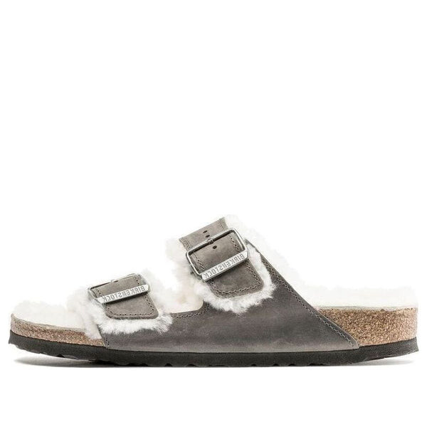 Тапочки arizona shearling waxy leather oiled 'iron' Birkenstock, серый
Тапочки arizona shearling waxy leather oiled 'iron' Birkenstock, серый