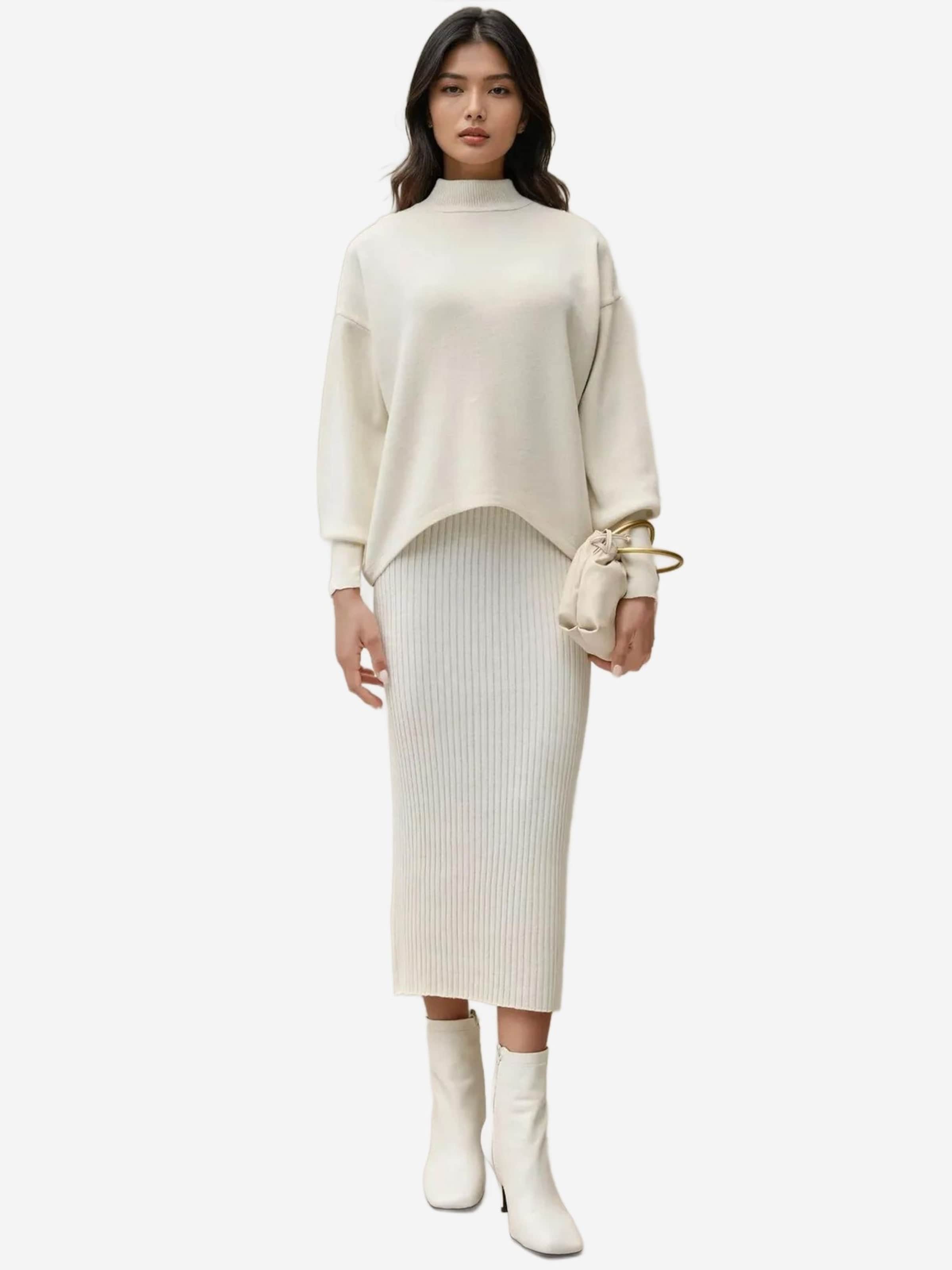 Hiccup Вязаное платье в цвете экрю
Hiccup Вязаное платье в цвете экрю