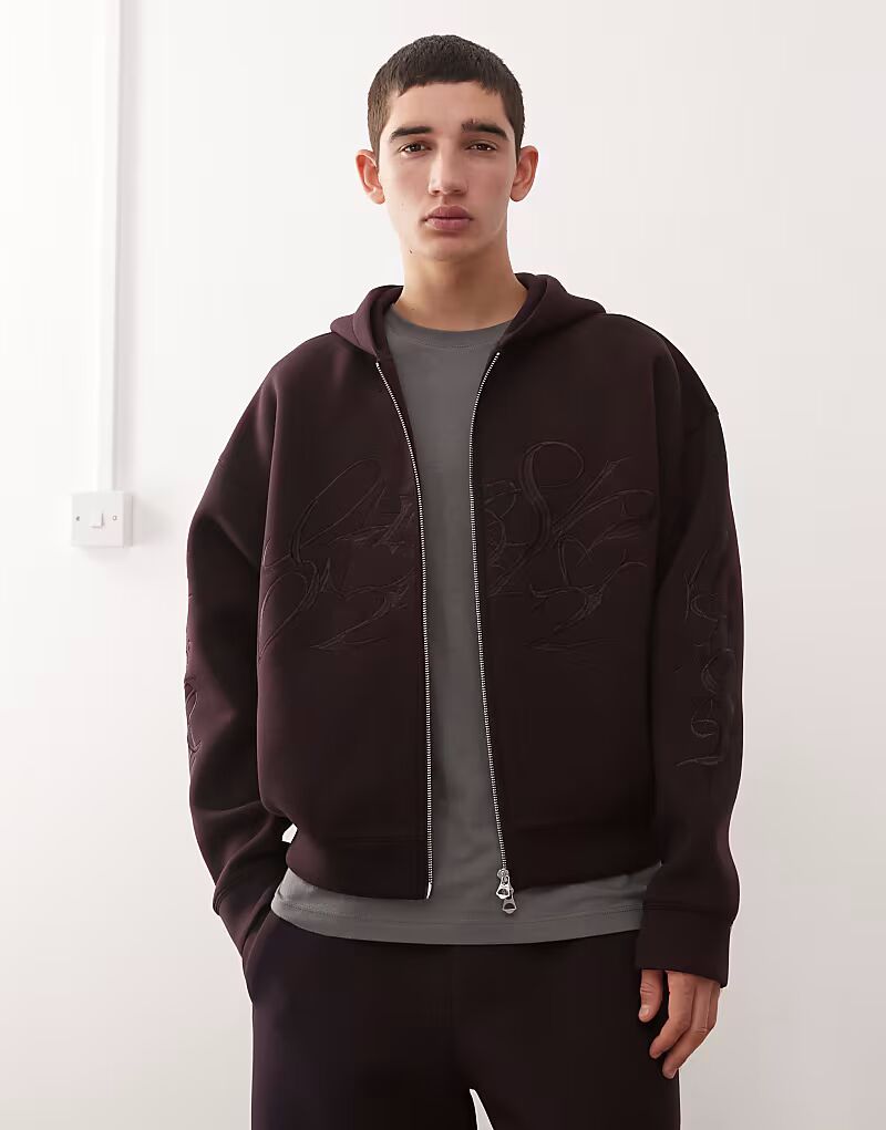 Толстовка Simon с капюшоном на молнии coord с вышитым рисунком бордового цвета Weekday
Толстовка Simon с капюшоном на молнии coord с вышитым рисунком бордового цвета Weekday