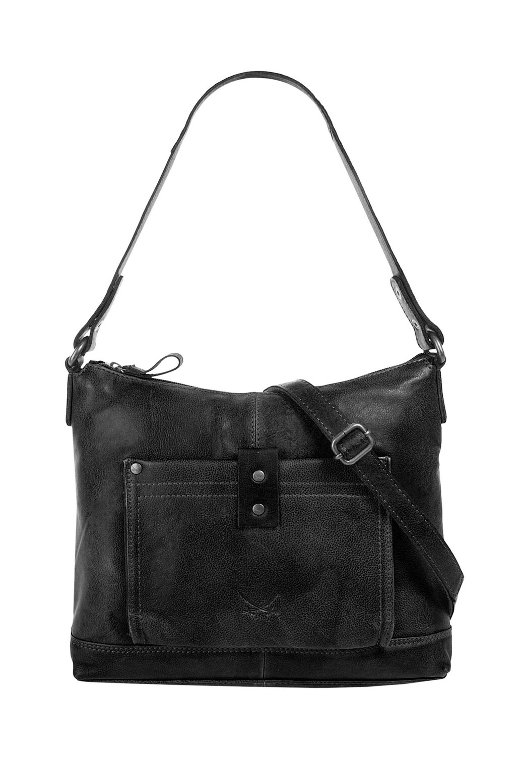 Сумка через плечо, натуральная кожа SANSIBAR, черный
Сумка через плечо, натуральная кожа SANSIBAR, черный