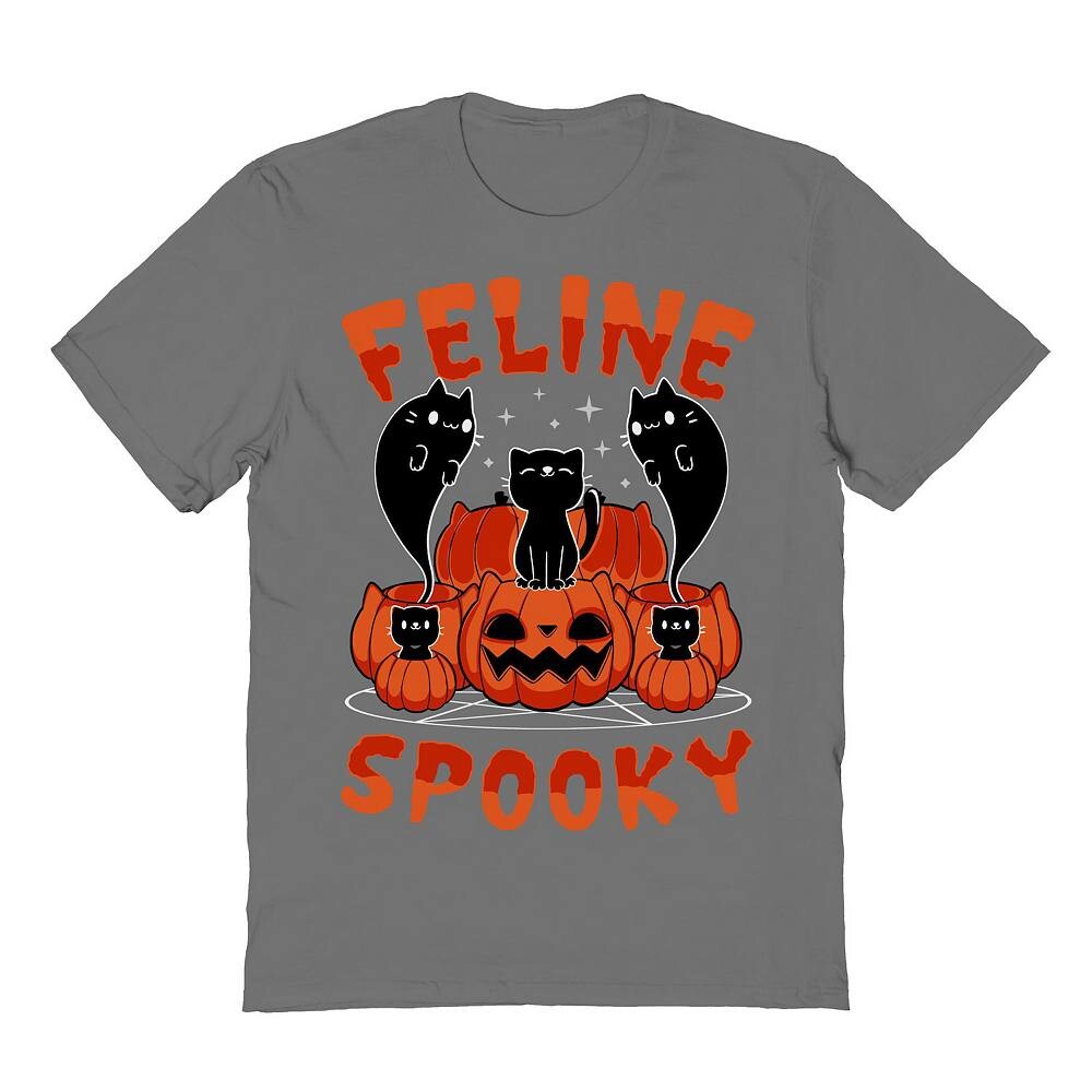 Мужская футболка с рисунком кошачьего жуткого Хэллоуина и котенка на Хэллоуин Licensed Character, цвет Charcoal
Мужская футболка с рисунком кошачьего жуткого Хэллоуина и котенка на Хэллоуин Licensed Character, цвет Charcoal