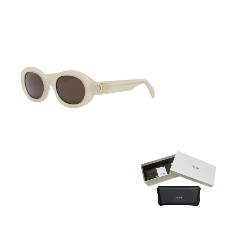 CELINE Круглые солнцезащитные очки, Ivory
CELINE Круглые солнцезащитные очки, Ivory