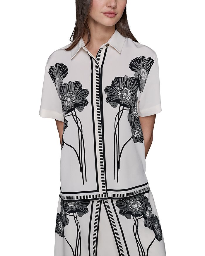 Цветастая рубашка с коротким рукавом KARL LAGERFELD PARIS, мультиколор
Цветастая рубашка с коротким рукавом KARL LAGERFELD PARIS, мультиколор