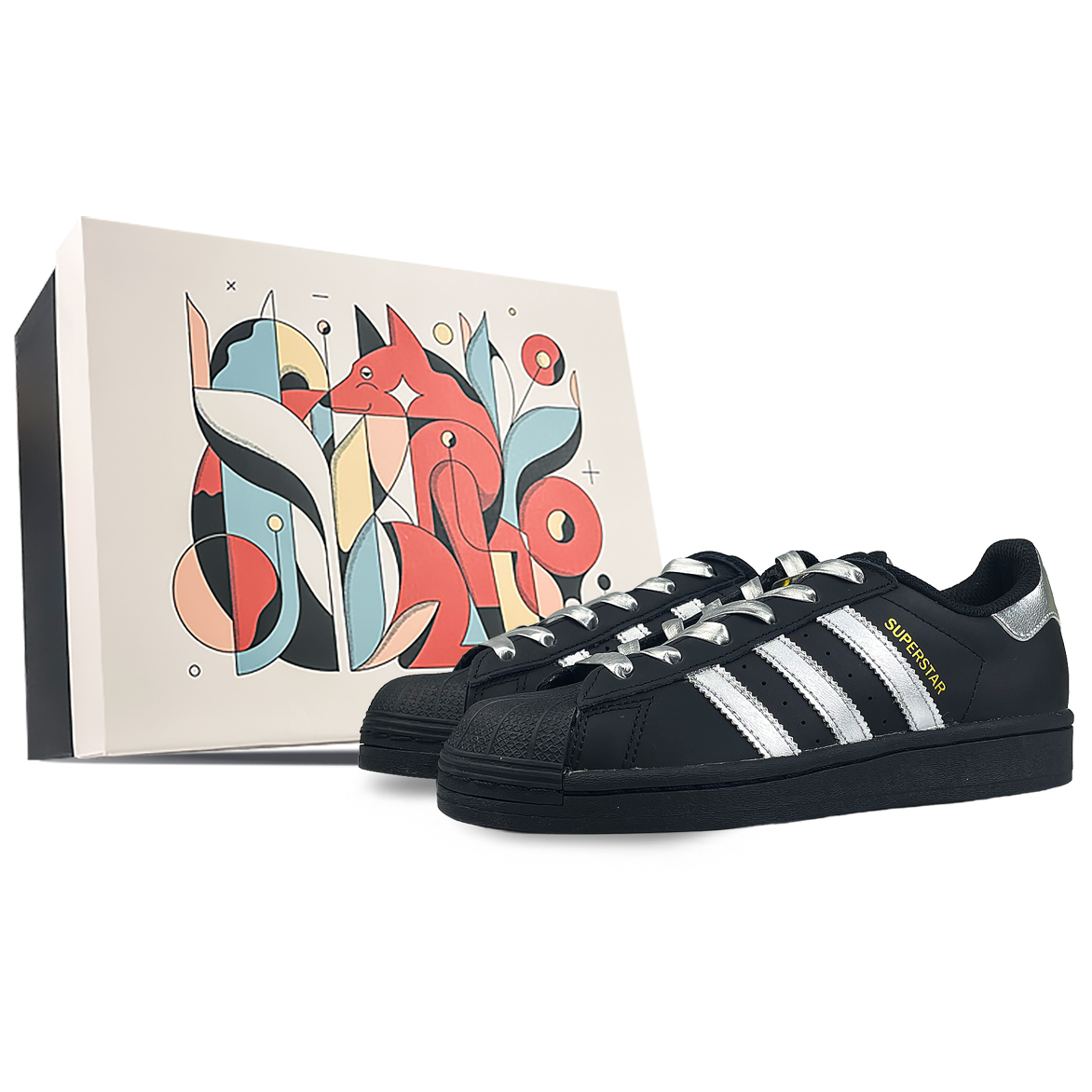 Adidas Originals Superstar J Anti Kick And Abrasion Resistant Low top детские скейтбординг кроссовки Silver Black для подростков
Adidas Originals Superstar J Anti Kick And Abrasion Resistant Low top детские скейтбординг кроссовки Silver Black для подростков