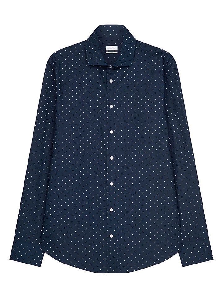 Рубашка Seidensticker, темно-синий
Рубашка Seidensticker, темно-синий