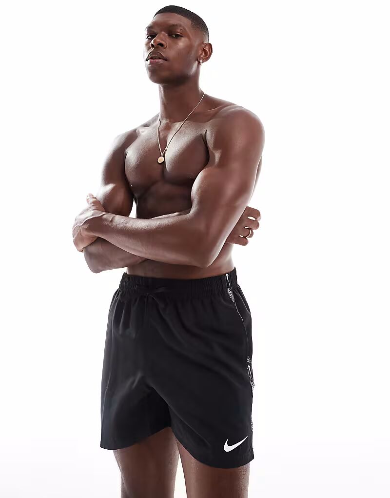 Шорты для плавания Nike Lap 5 дюймов Volley с логотипом черного цвета Nike Swimming
Шорты для плавания Nike Lap 5 дюймов Volley с логотипом черного цвета Nike Swimming