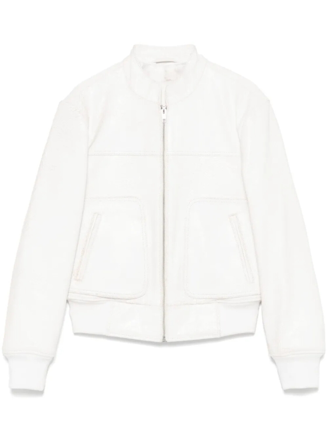 Куртка с эффектом потрескавшейся ткани R13, белый
Куртка с эффектом потрескавшейся ткани R13, белый