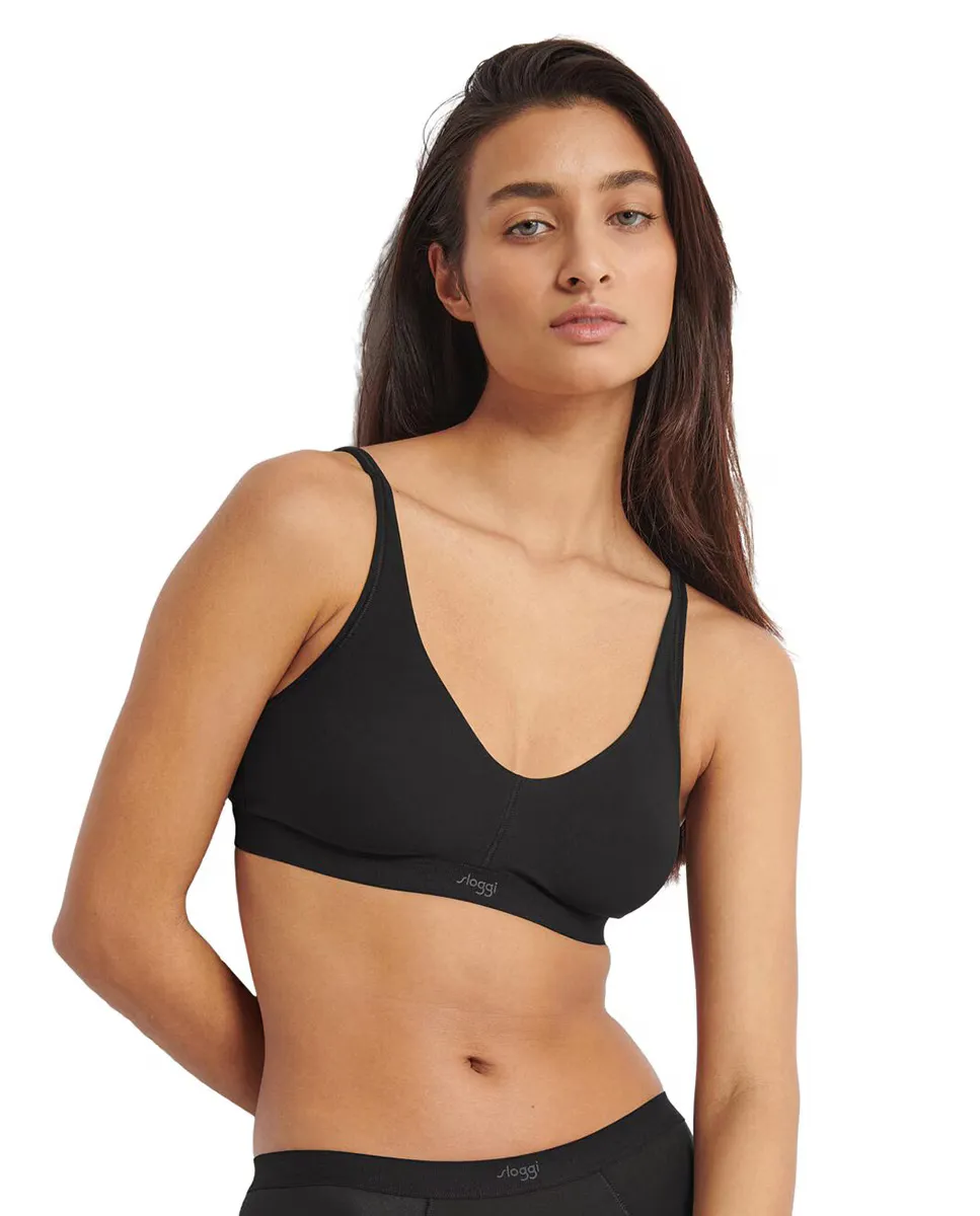 Бюстгальтер без косточек Sloggi, черный
Бюстгальтер без косточек Sloggi, черный