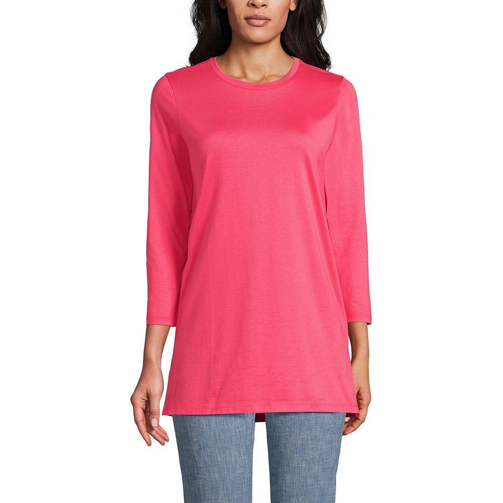 Женская хлопковая туника с круглым вырезом Lands End Supima Lands' End, цвет Rouge Pink
Женская хлопковая туника с круглым вырезом Lands End Supima Lands' End, цвет Rouge Pink