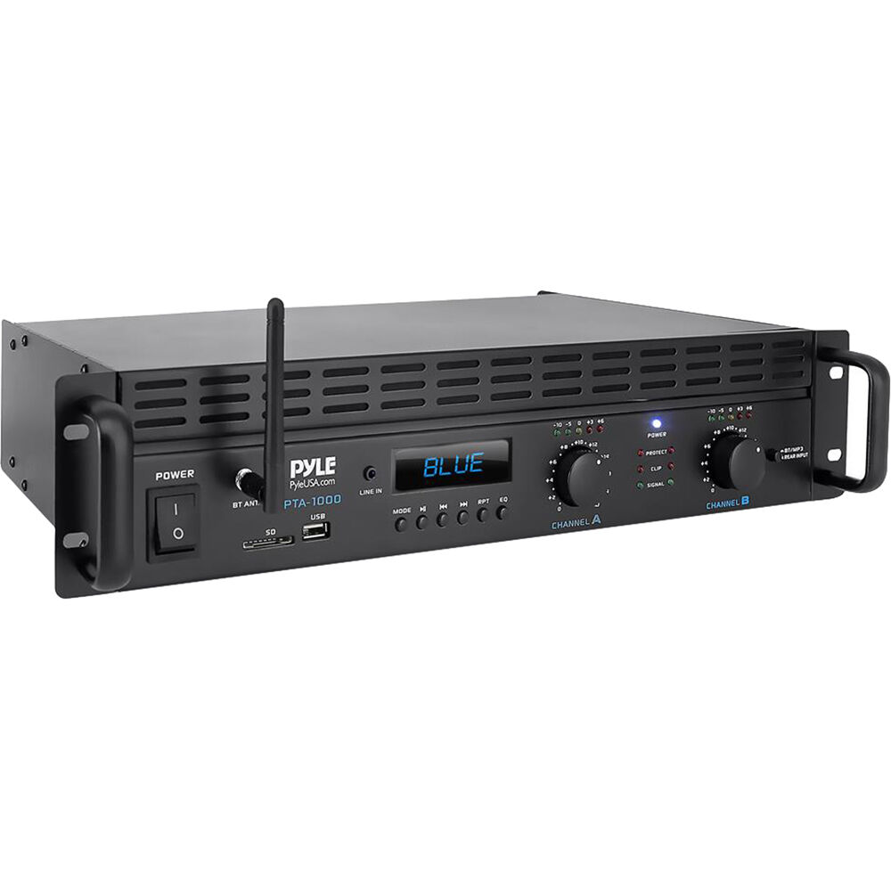 Pyle Pro PTA1000BT Professional Stereo Power Amplifier PTA1000BT
Pyle Pro PTA1000BT Professional Stereo Power Amplifier PTA1000BT