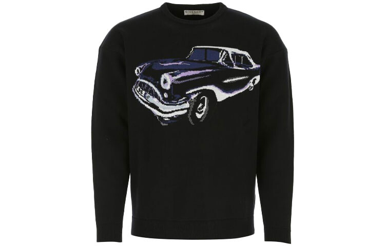 Свитер мужской черный Givenchy, черный 
Свитер мужской черный Givenchy, черный