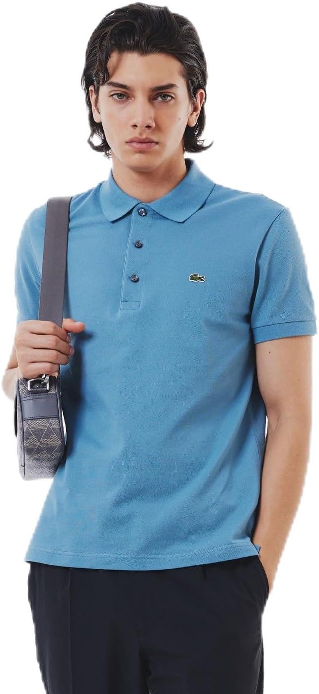 Официальная мужская поло-рубашка LACOSTE приталенного кроя, однотонная (с коротким рукавом), серовато-синий
Официальная мужская поло-рубашка LACOSTE приталенного кроя, однотонная (с коротким рукавом), серовато-синий