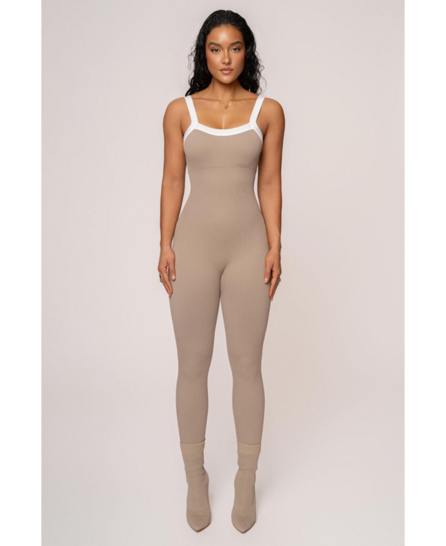 Комбинезон с ребристой текстурой JLUXLABEL, Beige/white
Комбинезон с ребристой текстурой JLUXLABEL, Beige/white