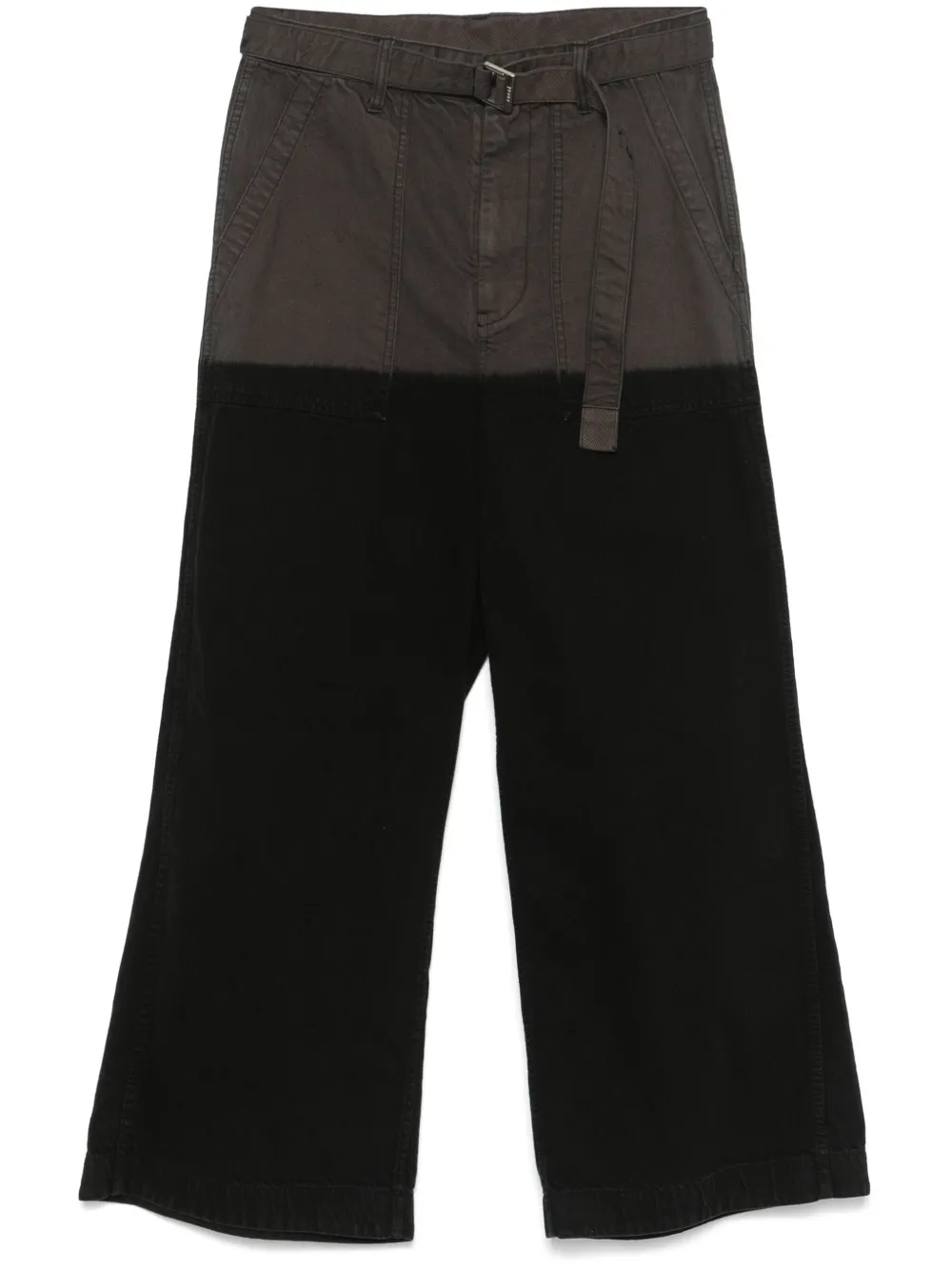 Брюки с поясом SACAI, серый 
Брюки с поясом SACAI, серый