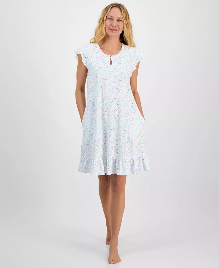 Женская хлопковая сорочка с рукавами-крылышками Charter Club, белый
Женская хлопковая сорочка с рукавами-крылышками Charter Club, белый