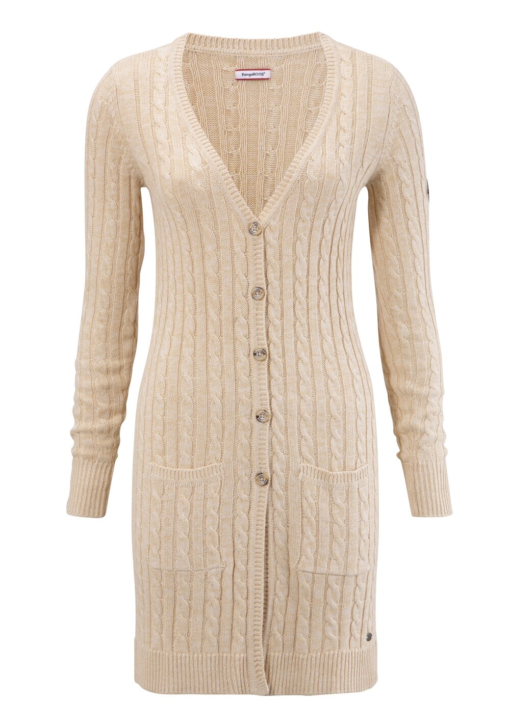 Вязаный кардиган Kangaroos, песок
Вязаный кардиган Kangaroos, песок