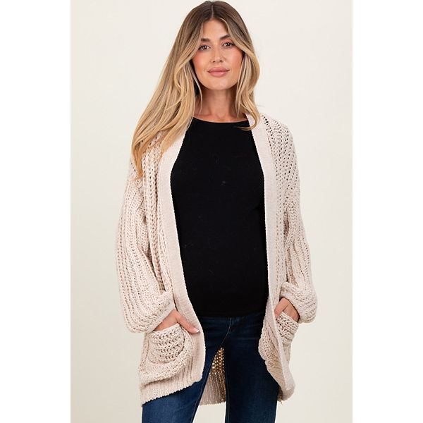 Кардиган для беременных с карманами, оверсайз, крупной вязки Pinkblush, Beige
Кардиган для беременных с карманами, оверсайз, крупной вязки Pinkblush, Beige