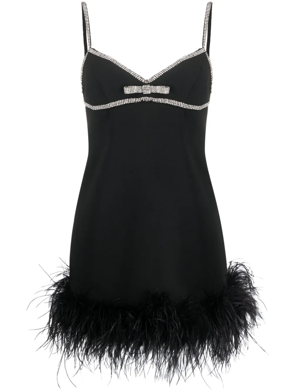 Платье мини со стразами Self-Portrait, черный
Платье мини со стразами Self-Portrait, черный