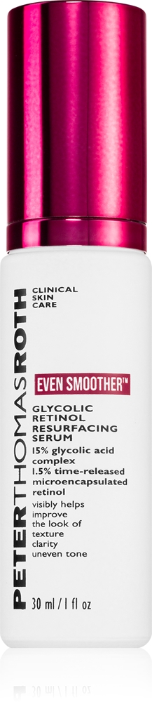Еще более гладкая гликолевая ретиноловая восстанавливающая сыворотка с интенсивным эффектом, разглаживающая сыворотку Peter Thomas Roth, 30 мл
Еще более гладкая гликолевая ретиноловая восстанавливающая сыворотка с интенсивным эффектом, разглаживающая сыворотку Peter Thomas Roth, 30 мл