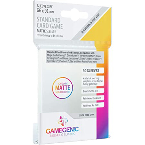 Чехол для карточек Gamegenic Just Sleeves: Standard Card Game White (50) Gamegenic
Чехол для карточек Gamegenic Just Sleeves: Standard Card Game White (50) Gamegenic