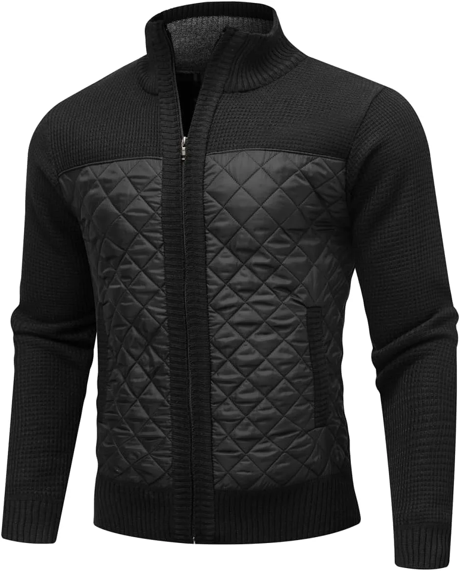 Мужской кардиган с полной застежкой-молнией, воротником-стойкой, кабельной вязкой и карманами AKuVoL
Мужской кардиган с полной застежкой-молнией, воротником-стойкой, кабельной вязкой и карманами AKuVoL