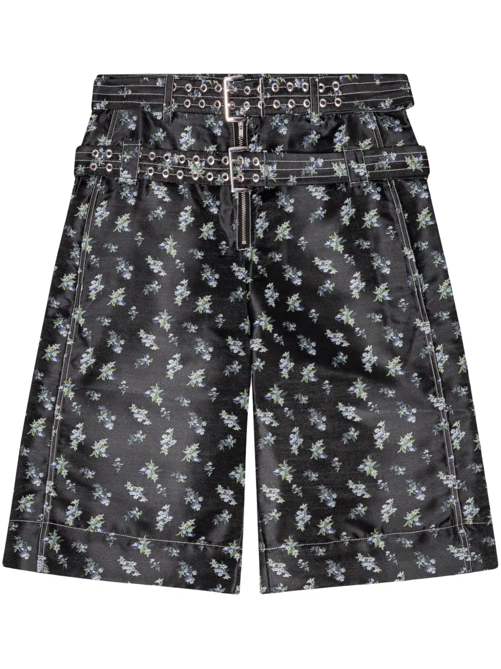 Шорты с цветочным принтом GANNI, черный
Шорты с цветочным принтом GANNI, черный