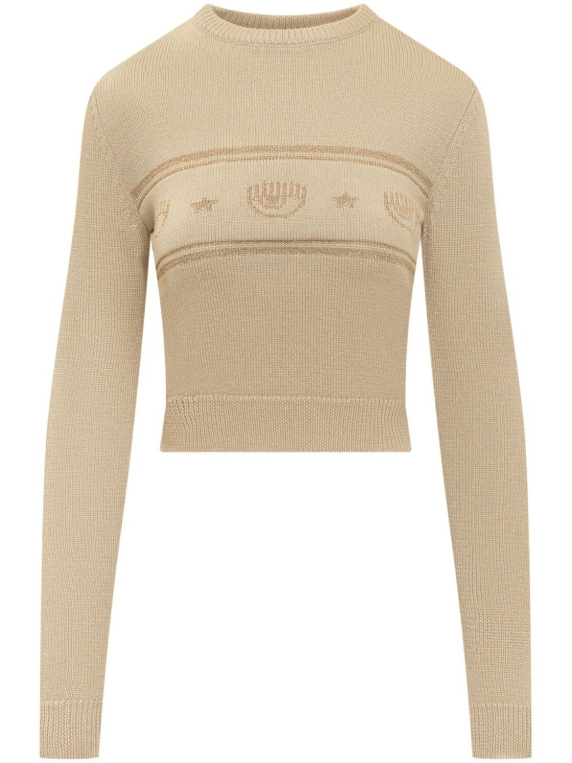 Джемпер с интарсией в виде глаза Chiara Ferragni, нейтральный цвет
Джемпер с интарсией в виде глаза Chiara Ferragni, нейтральный цвет